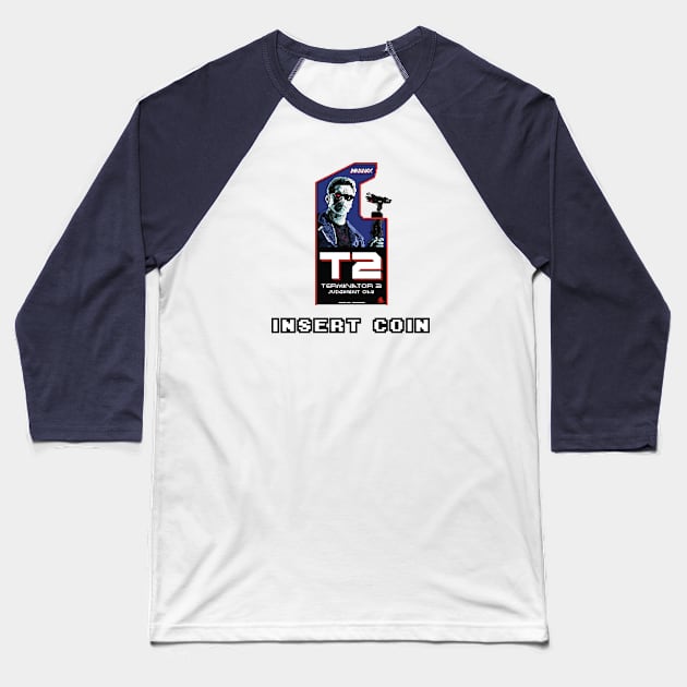 Arcade Series - T2 Baseball T-Shirt by rokrjon